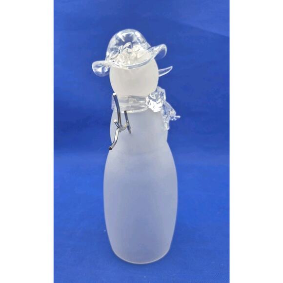 Frosted Acrylic Snow Woman Table Decor 11.5" Tall Original Packaging YK - Picture 3 of 12